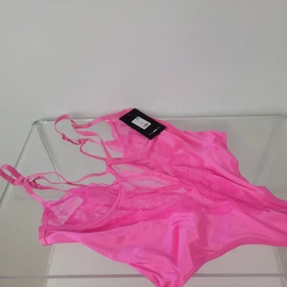 Fashion Nova Pink lingerie, bodysuit - Picture 2 of 3